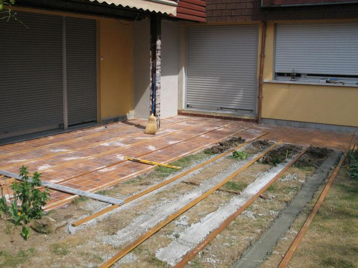 terrasse carrelage glissante que faire